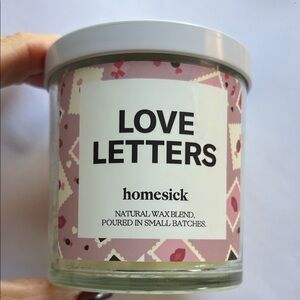 Homesick Love Letters Candle